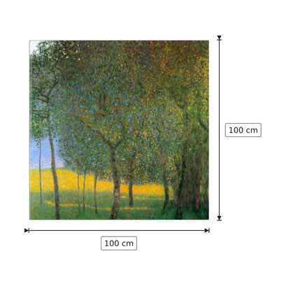 Fruit Trees - Klimt Gustav - cm 100x100 - Pannello in MDF