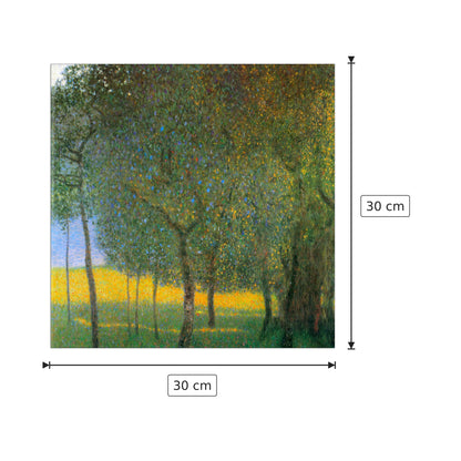 Fruit Trees - Klimt Gustav - cm 30x30 - Pannello in MDF