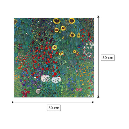 Garden with Crucifix 2 - Klimt Gustav - cm 50x50 - Pannello in MDF