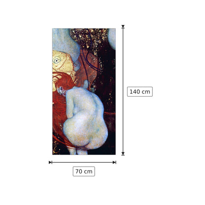 Goldfish - Klimt Gustav - cm 70x140 - Pannello in MDF