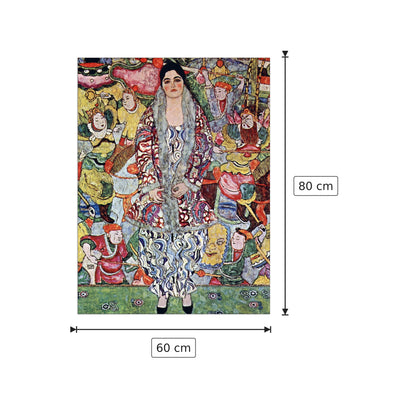 Portrait of Frederika Maria Beer - Klimt Gustav - cm 60x80 - Pannello in MDF