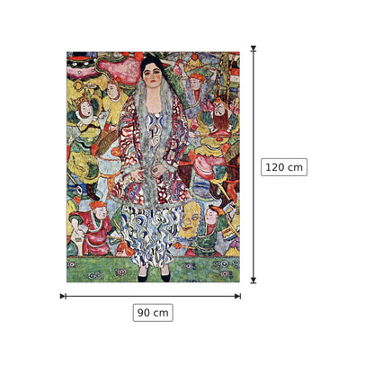 Portrait of Frederika Maria Beer - Klimt Gustav - cm 90x120 - Pannello in MDF