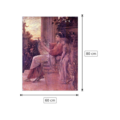 Sapho - Klimt Gustav - cm 60x80 - Pannello in MDF