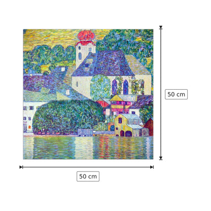 St. Wolfgang Church - Klimt Gustav - cm 50x50 - Pannello in MDF