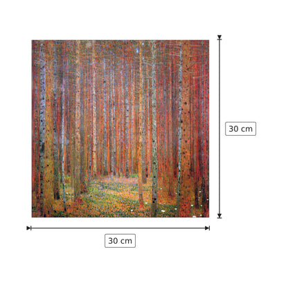 Tannenwald I - Klimt Gustav - cm 30x30 - Pannello in MDF