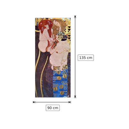 The Beethoven Freize 2 - Klimt Gustav - cm 90x135 - Pannello in MDF