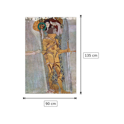 The Beethoven Freize - Klimt Gustav - cm 90x135 - Pannello in MDF