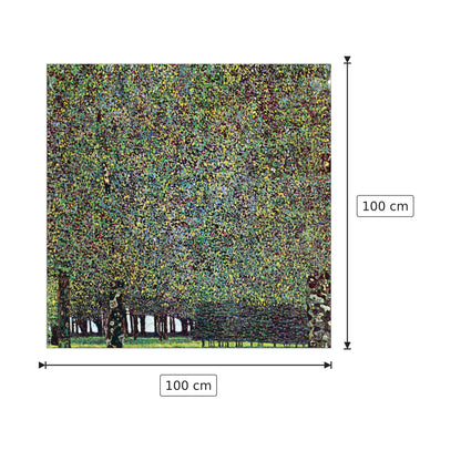The Park - Klimt Gustav - cm 100x100 - Pannello in MDF