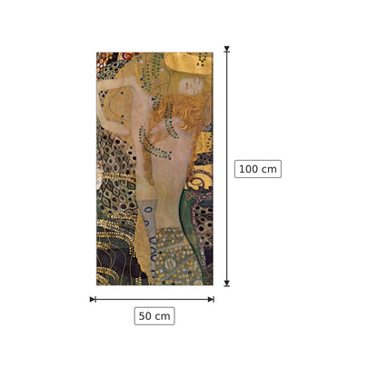 Water snakes (friends) I - Klimt Gustav - cm 50x100 - Pannello in MDF