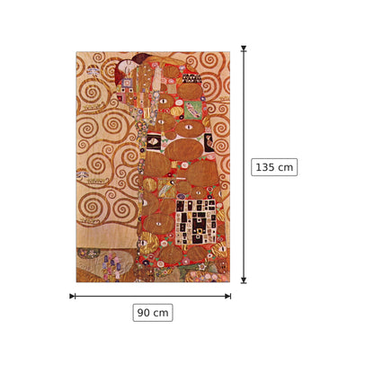 Embrace - Klimt Gustav - cm 90x135 - Pannello in MDF