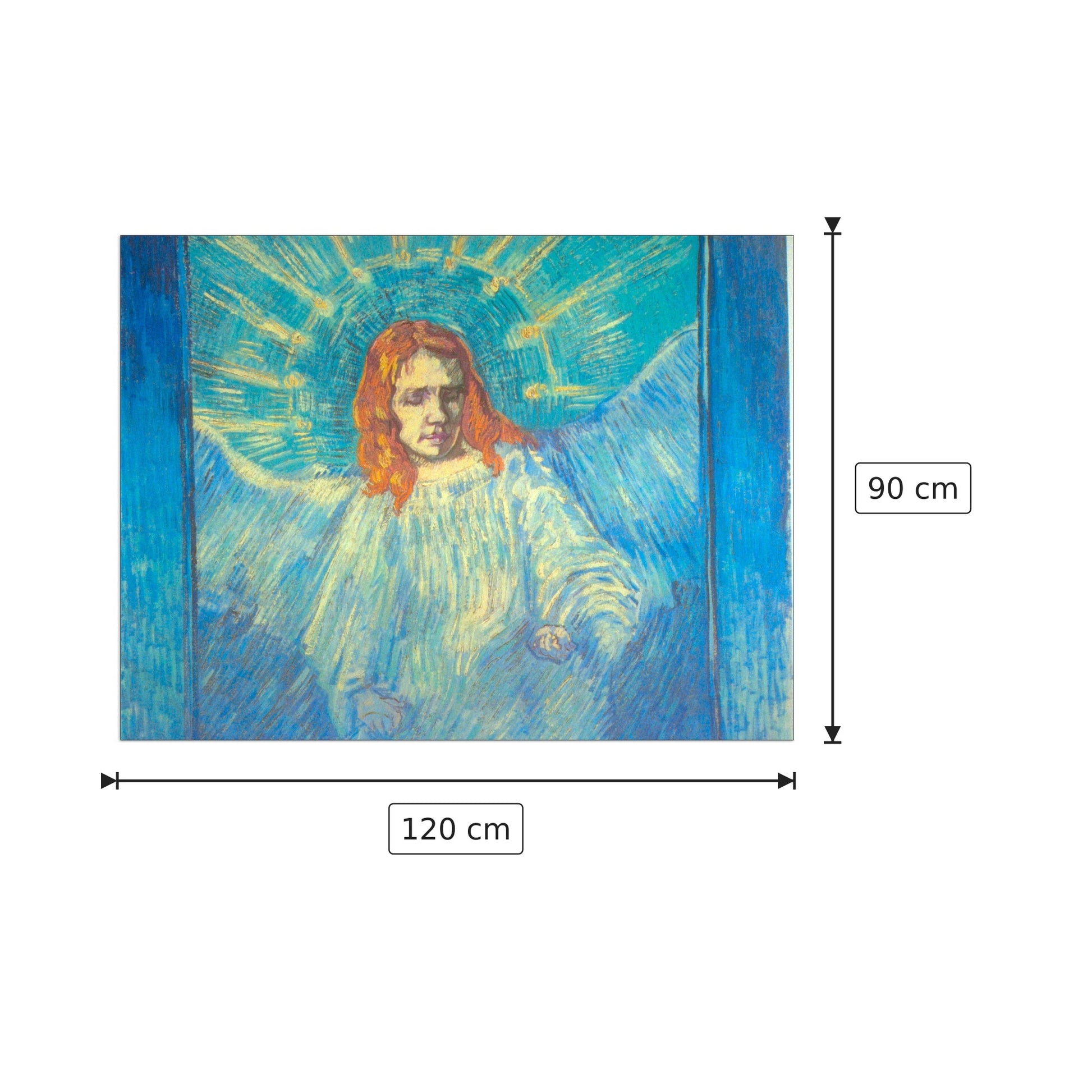 Angel - Van Gogh Vincent - cm 120x90 - Pannello in MDF