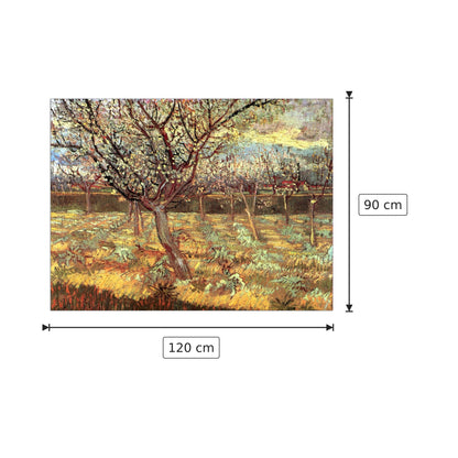Apricot Trees in Blossom II - Van Gogh Vincent - cm 120x90 - Pannello in MDF