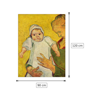 Augustine Roulin with her infant - Van Gogh Vincent - cm 90x120 - Pannello in MDF