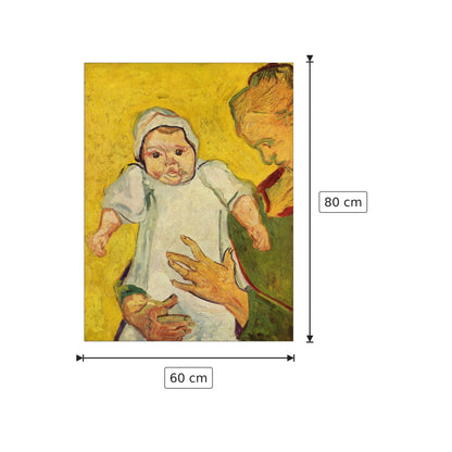 Augustine Roulin with her infant - Van Gogh Vincent - cm 60x80 - Pannello in MDF