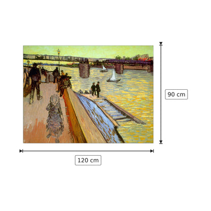 Bridge - Van Gogh Vincent - cm 120x90 - Pannello in MDF