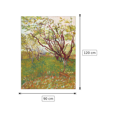 Cherry Tree by Van Gogh - Van Gogh Vincent - cm 90x120 - Pannello in MDF