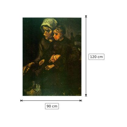 Child on Lap - Van Gogh Vincent - cm 90x120 - Pannello in MDF