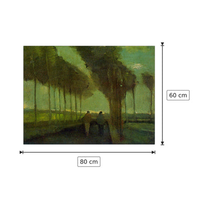 Country Lane - Van Gogh Vincent - cm 80x60 - Pannello in MDF