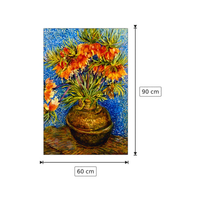 Fritillaries - Van Gogh Vincent - cm 60x90 - Pannello in MDF