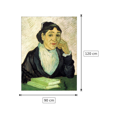 L Arlesienne Madame Ginoux - Van Gogh Vincent - cm 90x120 - Pannello in MDF