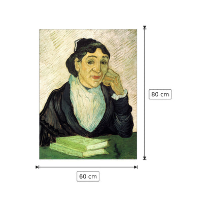 L Arlesienne Madame Ginoux - Van Gogh Vincent - cm 60x80 - Pannello in MDF