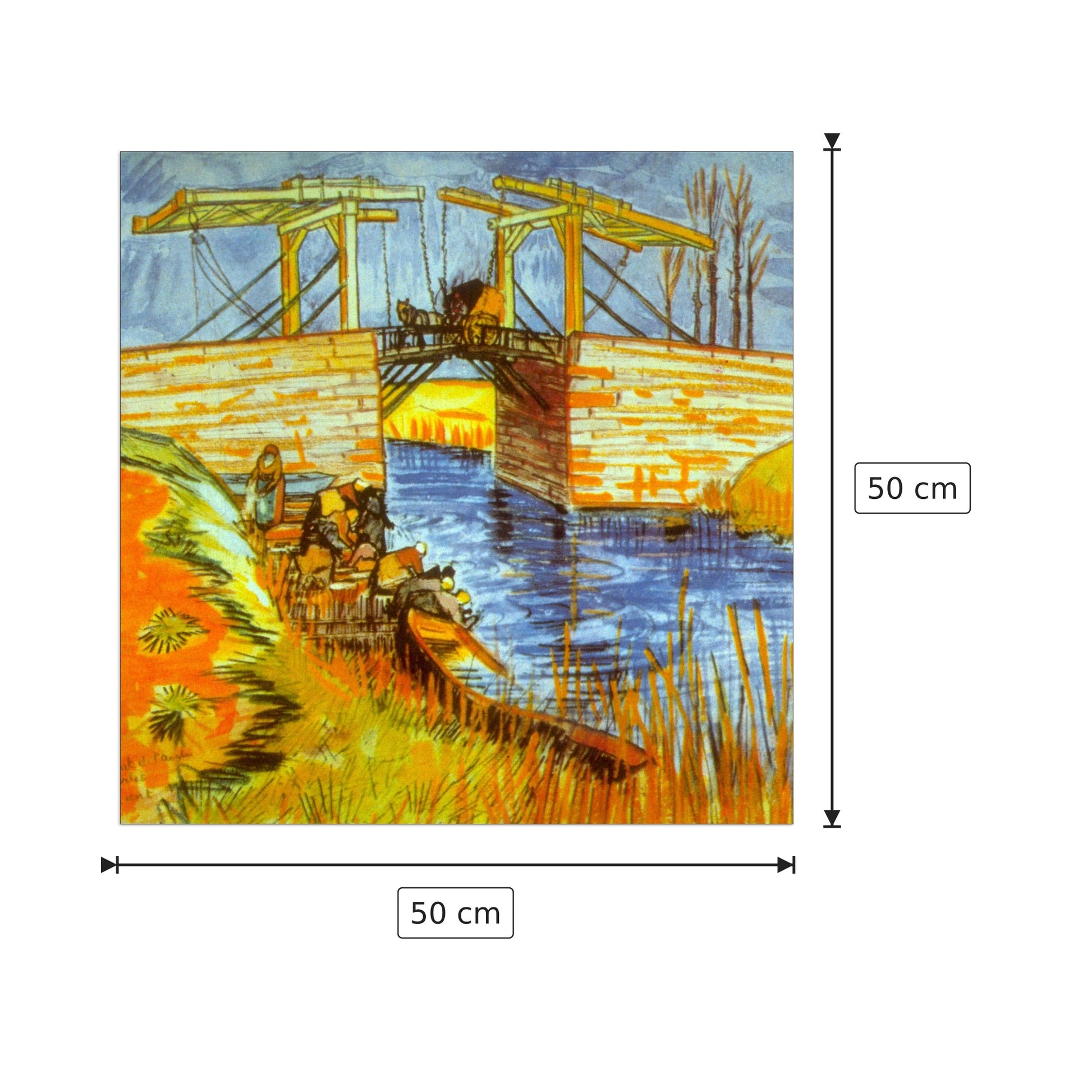 Langlois - Van Gogh Vincent - cm 50x50 - Pannello in MDF