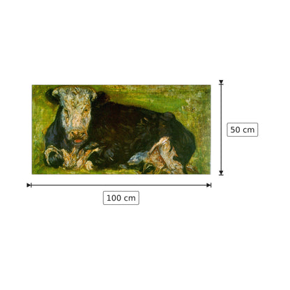 Lying Cow - Van Gogh Vincent - cm 100x50 - Pannello in MDF