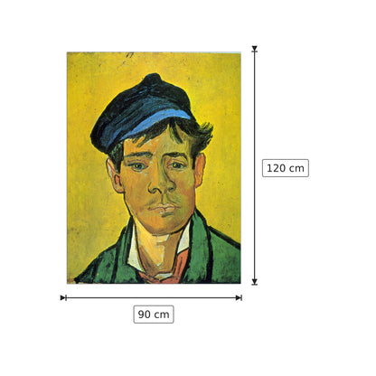 Man with Cap - Van Gogh Vincent - cm 90x120 - Pannello in MDF