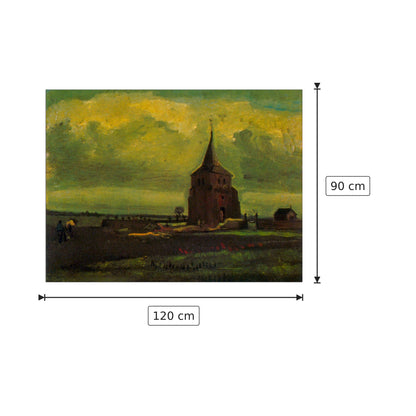 Old Tower - Van Gogh Vincent - cm 120x90 - Pannello in MDF