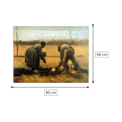 Planting - Van Gogh Vincent - cm 80x60 - Pannello in MDF
