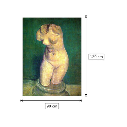 Plaster Statuette of a Female Torso - Van Gogh Vincent - cm 90x120 - Pannello in MDF