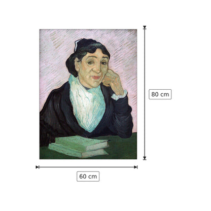 Portrait of Madame Ginoux - Van Gogh Vincent - cm 60x80 - Pannello in MDF
