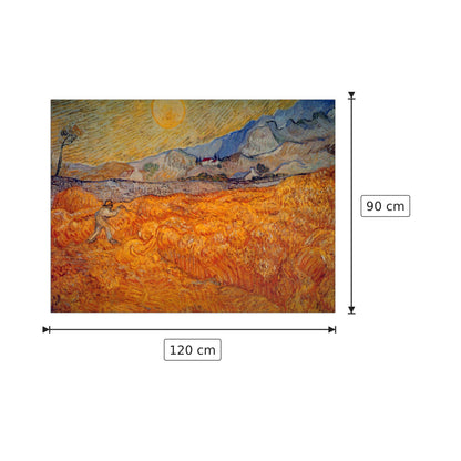 Reaper - Van Gogh Vincent - cm 120x90 - Pannello in MDF