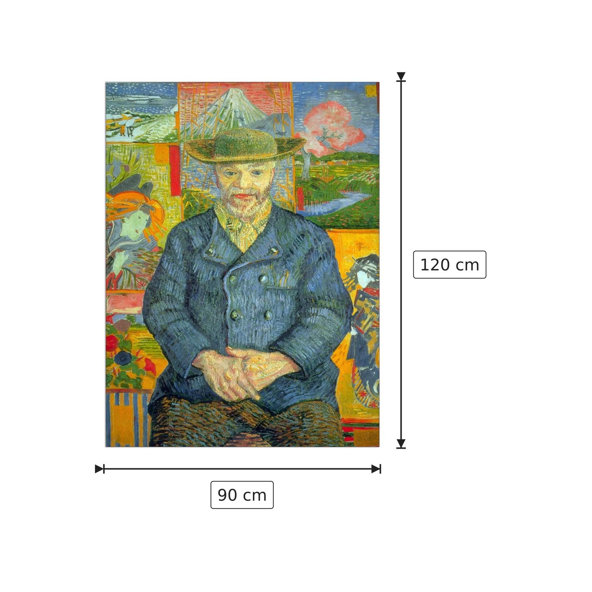 Segaton - Van Gogh Vincent - cm 90x120 - Pannello in MDF
