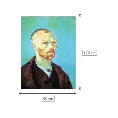 Self-Portrait Dedicated to Paul Gauguin - Van Gogh Vincent - cm 90x120 - Pannello in MDF
