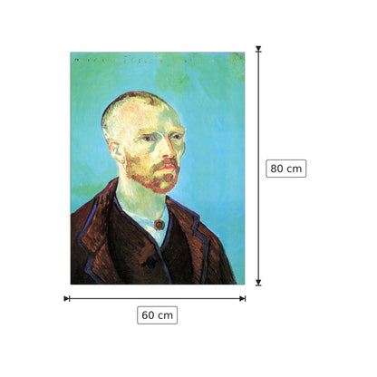 Self-Portrait Dedicated to Paul Gauguin - Van Gogh Vincent - cm 60x80 - Pannello in MDF