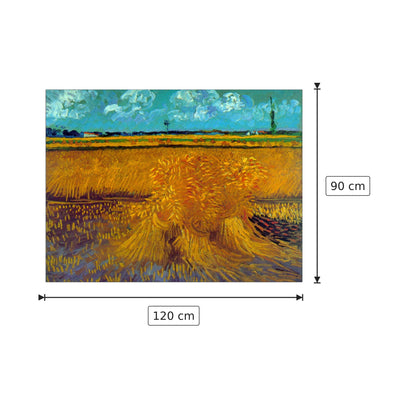 Sheaves - Van Gogh Vincent - cm 120x90 - Pannello in MDF