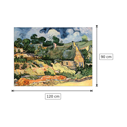 Shelters in Cordeville - Van Gogh Vincent - cm 120x90 - Pannello in MDF