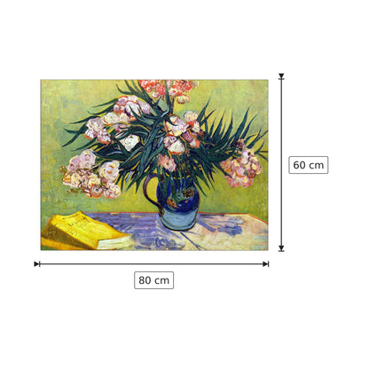 Still Life with Oleander - Van Gogh Vincent - cm 80x60 - Pannello in MDF