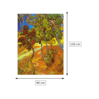 Trees - Van Gogh Vincent - cm 90x120 - Pannello in MDF