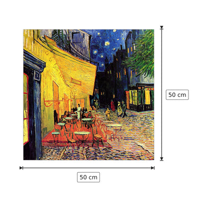 The Terrace Cafe_lg - Van Gogh Vincent - cm 50x50 - Pannello in MDF
