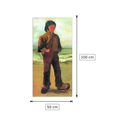 Fisher on the shore - Van Gogh Vincent - cm 50x100 - Pannello in MDF