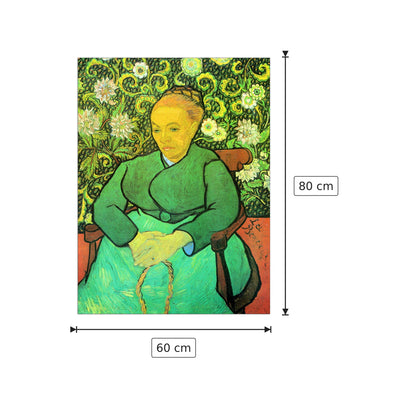 La Berceuse (Augustine Roulin) - Van Gogh Vincent - cm 60x80 - Pannello in MDF