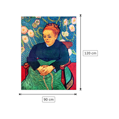 La Berceuse - Van Gogh Vincent - cm 90x120 - Pannello in MDF