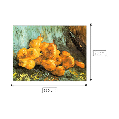 Still Life with Quinces - Van Gogh Vincent - cm 120x90 - Pannello in MDF