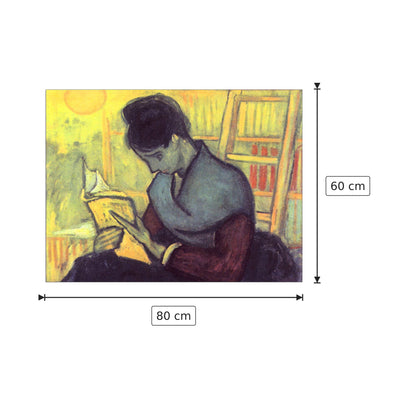 The novel reader - Van Gogh Vincent - cm 80x60 - Pannello in MDF