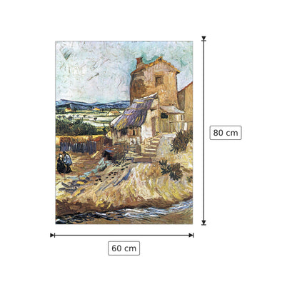 The old mill - Van Gogh Vincent - cm 60x80 - Pannello in MDF