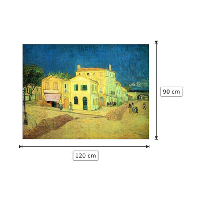 The Yellow House (Vincent's House) - Van Gogh Vincent - cm 120x90 - Pannello in MDF