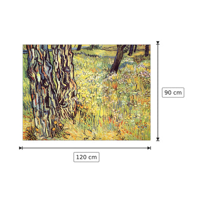 Tree trunks - Van Gogh Vincent - cm 120x90 - Pannello in MDF