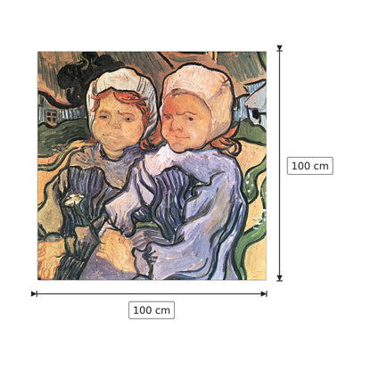 Two Children I - Van Gogh Vincent - cm 100x100 - Pannello in MDF